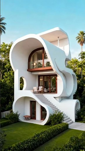 This Mind-Blowing Futuristic Home Exists in America | Modern Curved Architecture