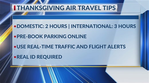 Thanksgiving air travel tips