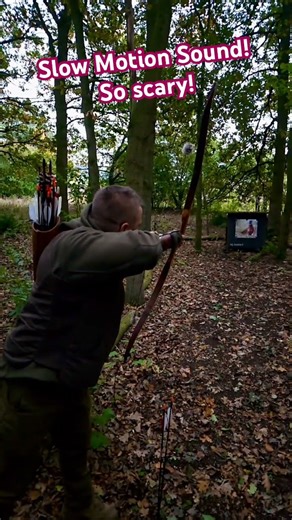Terrifying Bow Noise in Slow Motion 🎯😱