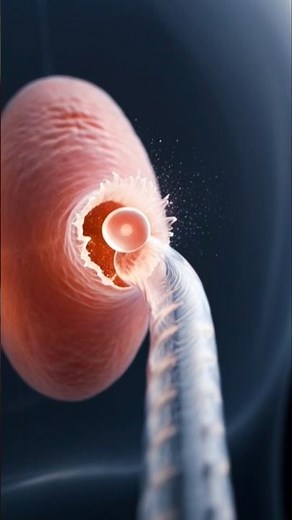 The Moment of Ovulation: How the Ovary Releases an Egg 🥚✨#3danimation #educational #medicalanimation