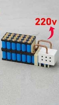 Billions Of People Don't Know this Secret! Turn Old 18650 Cells into a Powerful 220V Source!