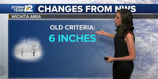 NWS changing criteria for winter storm warnings