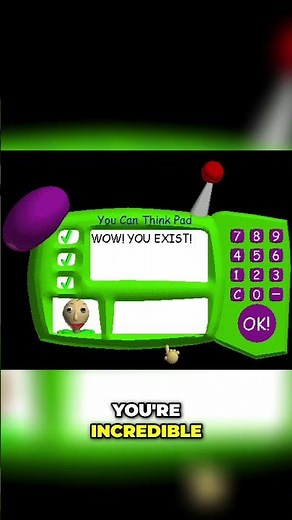 Baldi's Math Challenge: Can You Survive This Schoolhouse? #shorts