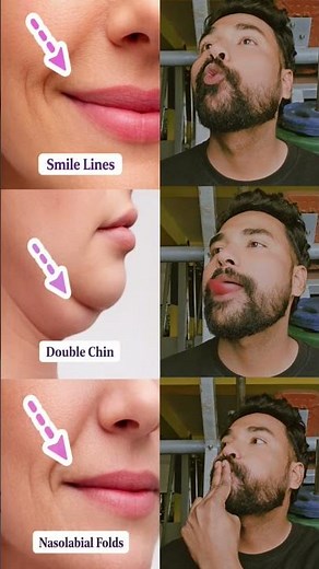 How to Remove Smile Lines, Double Chin & Nasolabial Folds Naturally | Face Yoga for Anti Aging
