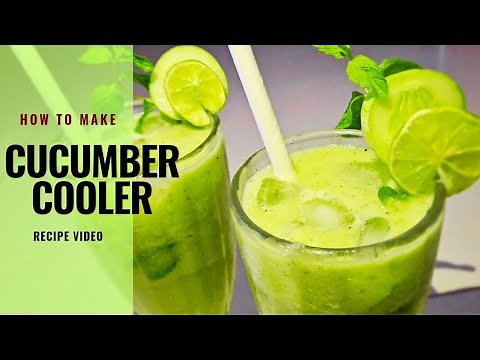 Cucumber Mint Juice Recipe | Best Summer Drink | How To Make Cucumber Juice |