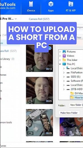 How to upload shorts on youtube from pc