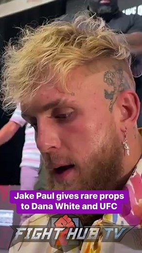 Jake Paul gives Dana White rare props for making BIG fights in the UFC. As he questions why the big fights aren’t made in boxing! | Fight Hub TV