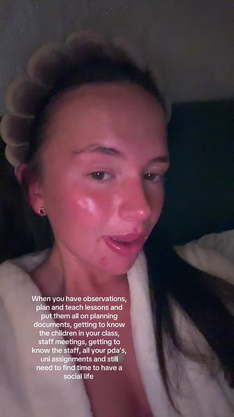 It could all just…. Jokes aside… I love what I do but sometimes it can get a lot🤎 we got this! X #teachertraining #studyseason