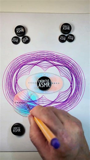 Easy Fun Spirograph Art Tutorial ASMR 🤩