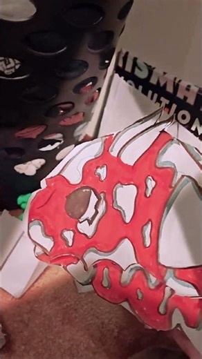 First paper hand dragon! #art #dragonpuppets #DaisyChaos