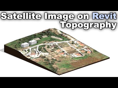 Satellite Image on Topography in Revit Tutorial