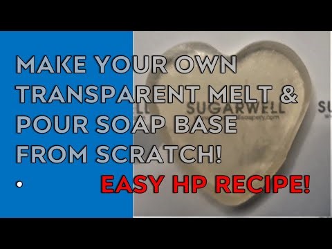 Successfully Make Crystal Clear Transparent Soap From Scratch! It's So SATISFYING!
