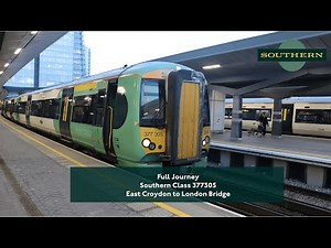 Full Journey | Southern Railway | Class 377305 | East Croydon to London Bridge