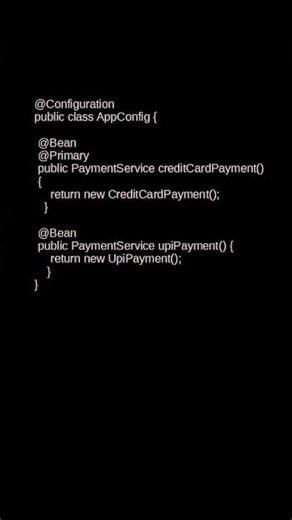@Qualifier Annotation in Spring Boot 🔥 Interview Question #java #springbootDescription