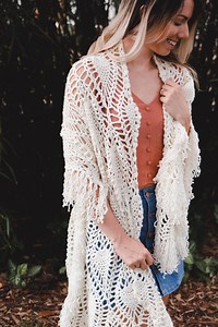 CROCHET PATTERN   VIDEO Boho Pineapple Crochet Wrap, Crochet Shawl With Video Instruction, Pineapple Crochet Stitch, Crochet Shawl - Etsy