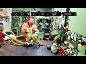 overhaul and assemble wilden pump