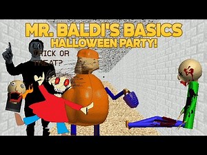 I Found Case! | Mr. Baldi's Basics Halloween Party v1 [Baldi's Basics Mod]