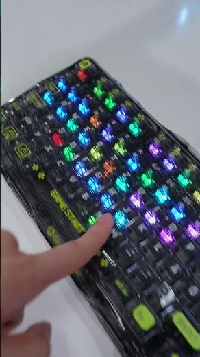 Is this the best RGB setup? 🤯 K1 Lite Transparent Black Unboxing. QWERTZ Layout is here! ⌨️