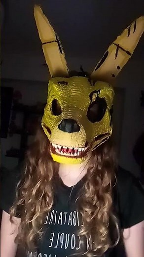 fnaf cosplay spring bonnie #fivenightsatfreddys #springbonnie #mask