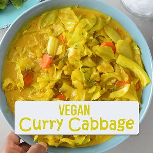 281K views · 3.1K reactions | Easy and delicious Vegan Curry Cabbage! Get the recipe here: https://healthiersteps.com/recipe/curry-cabbage/ | Healthier Steps | Facebook
