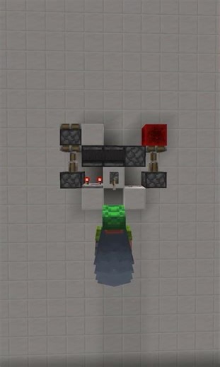 My version of Upward double extender #minecrfat #bedrock #shorts