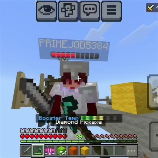 2 fingers small combo#minecraft #thehive #2fingersplayer #combo #edit