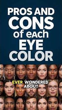 EYE COLOR PROS & CONS👁️ What Eye Colors Mean! Brown vs Blue vs Green vs Hazel Colored Eyes EXPLAINED