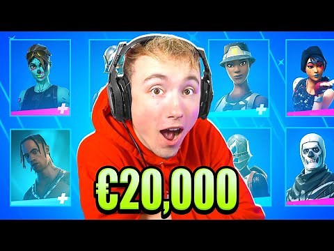Ik kocht ALLE skins in Fortnite