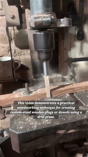DIY Precision Wood Dowel Creation Technique