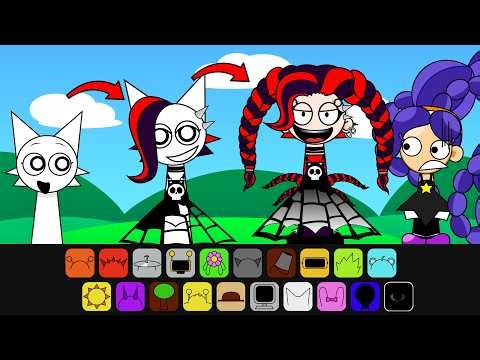 Making NEW Twin Sister LILY LOVEBRAIDS POPPY PLAYTIME 5 from Wenda Incredibox | My OC Sprunki Mod