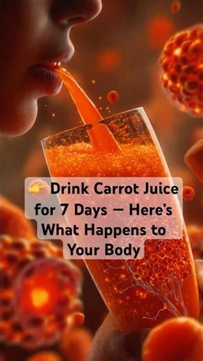 👉 Drink Carrot Juice for 7 Days — Here’s What Happens to Your Body #CarrotJuice #Carrot