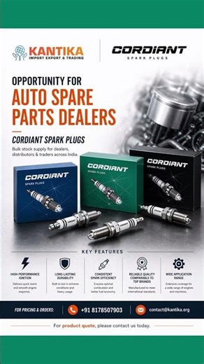 Opportunity for Auto Spare Parts Dealers #spareparts #india #repair