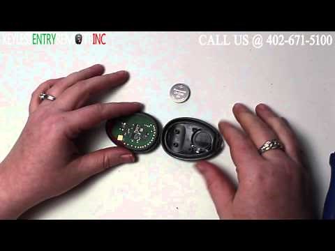 How To Replace Pontiac Aztec Key Fob Battery 2002 2003 2004 2005