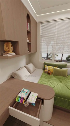 How to design a 6㎡ small bedroom to maximize space utilization!#CompleteHouse customization#bedroom