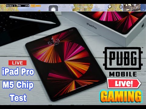 iPad Pro M5 New Chip Pubg Mobile Live Test 120 FPS