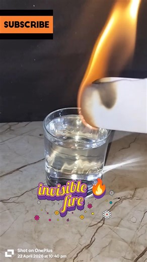 invisible fire 🔥 #trending #experiements #viral