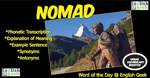 3.5K views · 225 reactions | Word of the Day - "Nomad" ✅Learn one...