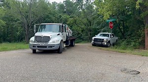 9.3M views · 4.9K reactions | Footage from Action News 5's Imani Williams TV shows 28-year-old Austin Drummond's white Audi being towed from the wooded area where it was discovered empty on Friday in Jackson, Tennessee. Drummond still remains at large. Authorities say his last confirmed sighting was Wednesday in Jackson. https://tinyurl.com/2d2539rc | Action News 5 | Facebook