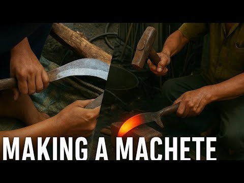 Forging a Machete from Scratch: Traditional Blacksmithing Art