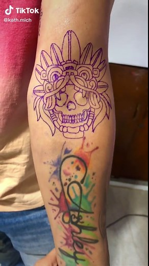 Intricate Mexican Embroidery Tattoo Designs with Quetzalcoatl Inspiration