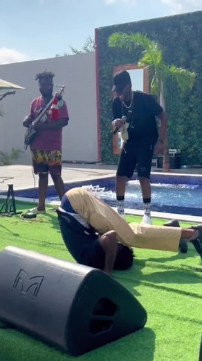 Outdoor Musical Performance by a Group of Friends