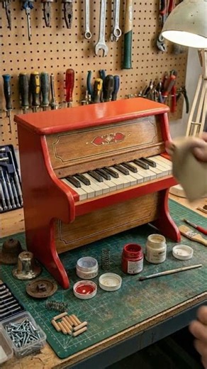 Restoring a Forgotten Toy Piano 🎹 | Amazing Vintage Transformation
