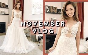 【 一万搬运】Jenn去试婚纱啦Trying On Wedding Dresses _ November Vlog Pt. 1|Jenn Im