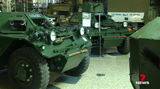 12K views · 171 reactions | The Queensland Transport Museum's keeping the Anzac spirit alive by extending its display of rare military vehicles until the end of the month. It's the first time the collection won't be used in the Gatton Anzac Parade due to rising insurance costs. 7NEWS at 6pm. #7NEWS | 7NEWS Toowoomba | Facebook