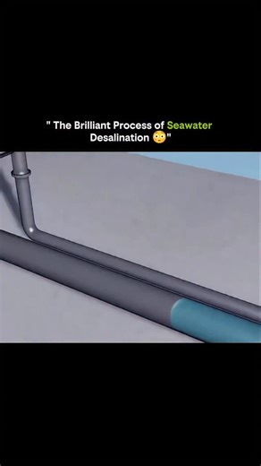SCIENCE | HISTORY | FACTS | EXPERIMENT on Instagram: "Seawater desalination is one of the smartest engineering solutions to global water scarcity. This video shows how salty ocean water is transformed into clean, drinkable freshwater using science and precision technology. 1️⃣ Intake & Filtration: Seawater is first drawn in and filtered to remove sand, debris, and marine particles. This protects sensitive equipment later in the process. 🧹 2️⃣ High-Pressure Pumping: Powerful pumps push the water