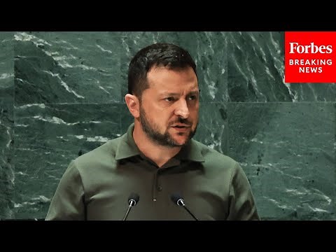 Ukrainian President Volodymyr Zelensky Addresses The United Nations General Assembly | Full Speech