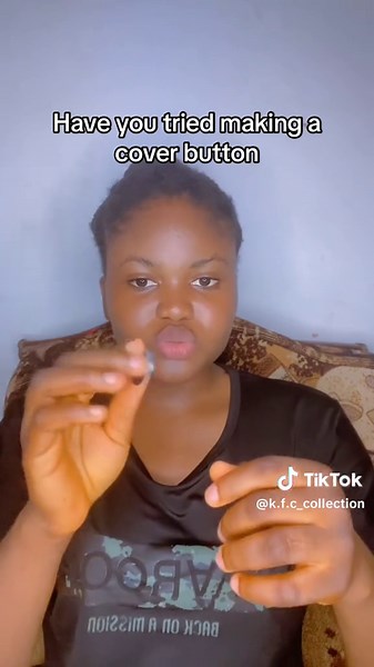 Tutorial video on how to make a cover button using a rivet machine #button #rivetmachine #sewingtutorial