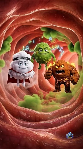 फुसफुसा, पुटपुटा या पूँ-पूँ ब्लास्ट? | Gas Problem In Stomach Animation #funnyanimation, #gasattack