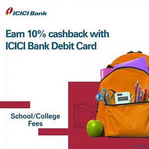 630K views · 10K reactions | Use your ICICI Bank Debit Card to pay for monthly expenses like school fees, government taxes or to get your car serviced and earn a 10% cashback! Give a missed call on 07573043999 to register. Know more: https://www.icicibank.com/offers/triple-delights-offer.page | ICICI Bank | Facebook