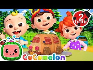 Sing Along: Wheels on the Happy Camper Van!🌄 | Cocomelon | Family Time! 👨‍👩‍👦 | MOONBUG KIDS